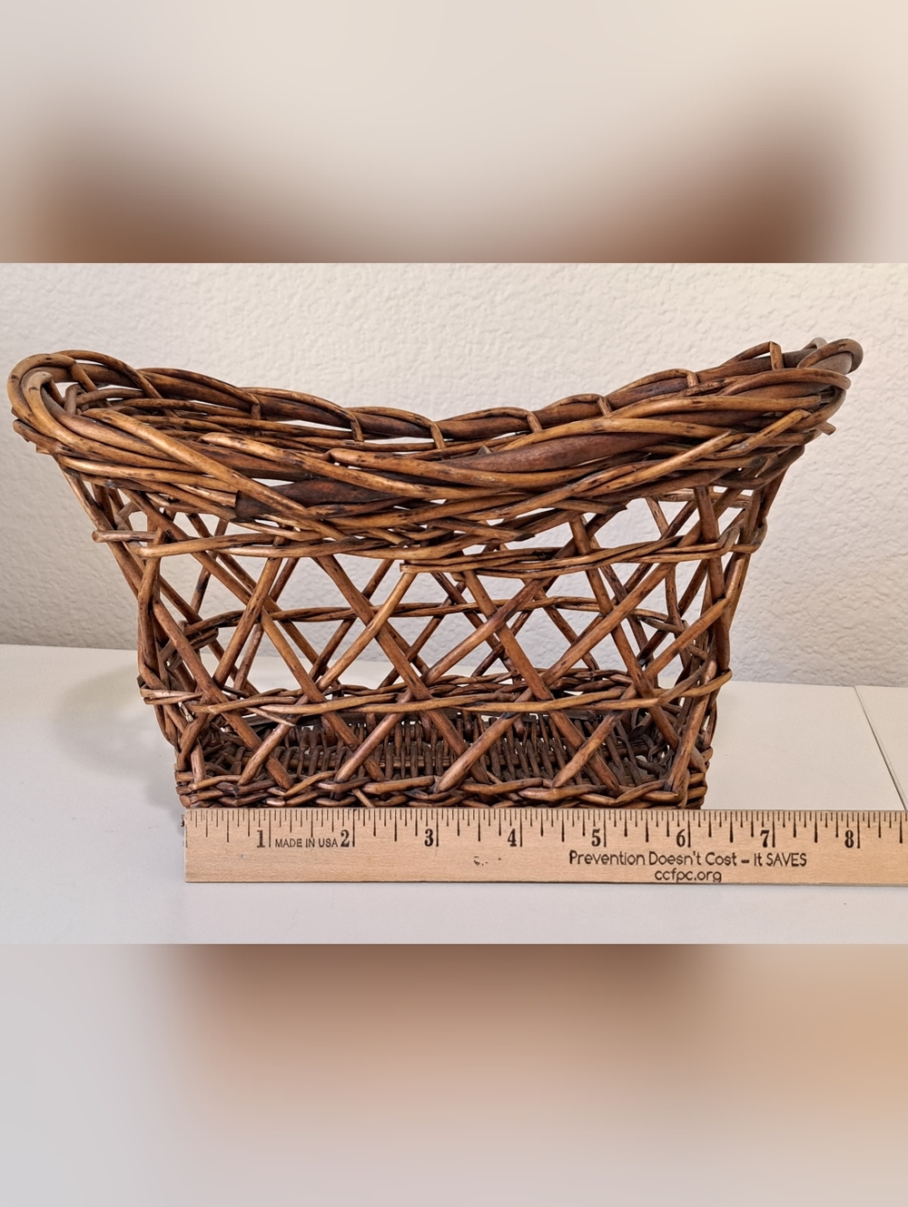 Decorative Open Weave Basket (apples not included) - Picture 10 of 10